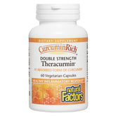 Natural Factors CurcuminRich Theracurmin, bouteille, absorption optimale.