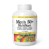 Natural Factors Dr. Murray Multistart Homme, boîte 120 comprimés, présentation détaillée de la formule.