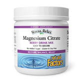 Natural Factors Magnésium Citrate Poudre – emballage clair et dosage facile pour démarrer