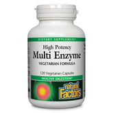 Natural Factors Multi Enzyme – bouteille visible, soutien digestif après repas