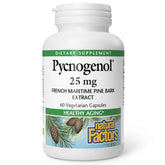 Natural Factors Pycnogenol 25 mg – bouteille, soutien antioxydant potentiel au quotidien