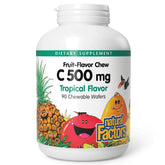 Natural Factors Vitamin C pour enfants — bouteille, soutien immunitaire potentiel.