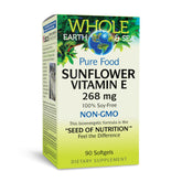 Natural Factors vitamine E tournesol - bouteille et gélules, utilisation quotidienne potentielle.