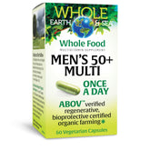Natural Factors Whole Earth & Sea Hommes 50+ – bouteille de multivitamines pour énergie durable