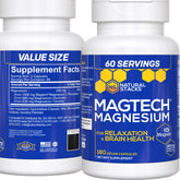 Natural Stacks MagTech en bouteille, soutien potentiel à la relaxation et au sommeil.