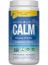 Bouteille Natural Vitality CALM de 16 oz prête à mélanger pour favoriser la détente.