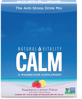 Natural Vitality CALM sachets framboise citron, expérience relaxante prête à boire