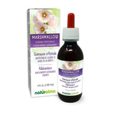 Naturalma Marshmallow: bouteille-gouttes montrant l’extrait naturel prêt à l’emploi.