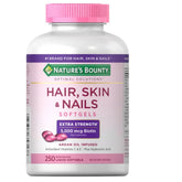 Nature's Bounty Biotine 5000mcg, comprimés enrobés, soutien potentiel cheveux forts et ongles sains