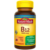 Nature Made B12 3000 mcg, tablette sous-langue dissolution rapide pour énergie