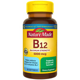 Nature Made B12 5000 mcg — capsules molles pour énergie durable