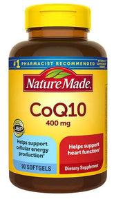 Nature Made CoQ10 400 mg, bouteille, gélules molles faciles à avaler