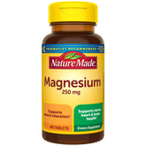 Nature Made Magnésium oxyde, bouteille: soutien musculaire et nerveux.