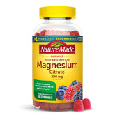 Nature Made Magnesium Citrate, bouteille ouverte, routine quotidienne pratique.