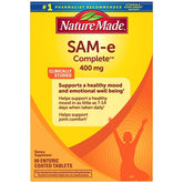 Nature Made SAM-e Complete: bottle 400 mg enterique pour utilisation quotidienne.