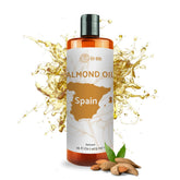 Nature Packaged huile d'amande douce, la bouteille prête à hydrater la peau.