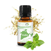 Nature Packaged huile menthe poivrée en bouteille, diffusion rafraîchissante pour une pièce