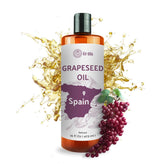Nature Packaged huile pépins de raisin, bouteille-473ml, hydratation durable pour la peau.