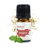 Nature Packaged Mélisse huile bouteille, parfum citronné pour diffusion aromathérapie et bien-être