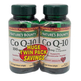 Nature's Bounty CoQ10 100 mg – première bouteille du pack double, routine bien-être.