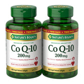 Nature’s Bounty CoQ10 — bouteille avec libération rapide, soutien cardio-vasculaire potentiel.