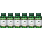 Nature's Bounty Zinc 50 mg, flacon de 100 comprimés, soutien potentiel du système immunitaire.
