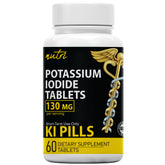 Nature's Fusions – Bouteille de tablettes yodure-potassium 130 mg pour une conservation fiable.