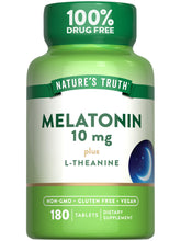 Nature's Truth Mélatonine 10 mg en bouteille – routine nocturne calme