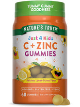 Nature's Truth gommes vitamine C pour enfants, flacon; soutien immunitaire potentiel