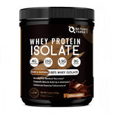NATURE TARGET Chocolat en bouteille montrant le pack et sa texture protéinée.