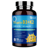Nature Target D3K2: bouteille visible, soutien quotidien des os et du squelette.