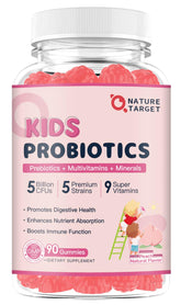 Gommes Nature Target pour enfants axées sur la digestion et le confort quotidien