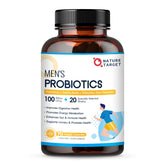 NATURE TARGET Probiotiques pour hommes — bouteille 90 capsules pour soutien digestif quotidien