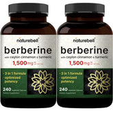 NatureBell Berberine – gélules en bouteille, format pratique pour une routine quotidienne.