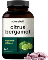NatureBell bergamote citrus: capsules faciles à prendre dans une routine quotidienne.