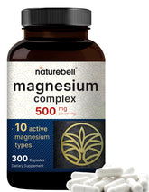 NatureBell magnésium complexe 500mg bouteille – prise quotidienne pratique