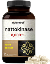 NatureBell Nattokinase – bouteille montrant le soutien possible a la circulation.