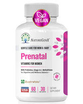 NatureGenX Methyl Prenatal – bouteille et étiquette, soutien prénatal pratique pendant la grossesse