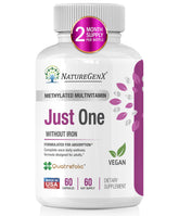 NatureGenX multivitamine méthylée: bouteille vue de face, soutien nutritionnel quotidien