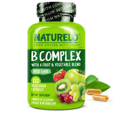 Naturelo B Complexe - bouteille : nutriments B complets pour énergie potentielle et bien-être