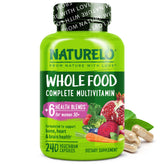 Naturelo – bouteille multivitamines femmes 50+ apportant un soutien énergétique quotidien.