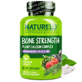 NATURELO-calcium-d3-k2-zinc sur-bouteille, soutien potentiel des os.