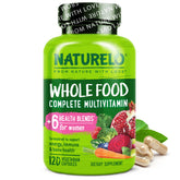 Naturelo Multivitamine pour Femmes – bouteille illustrant une solution naturelle pour l'énergie quotidienne.