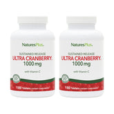 NaturesPlus Ultra Cranberry 1000 - bouteille de gélules à libération prolongée.