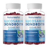 Gommes Natures Aid Glucosamine Chondroitine emballage 2 paquets, pratique.