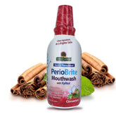 Nature's Answer PerioBrite: flacon menthe-cannelle pour haleine fraîche durable.