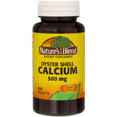 Nature's Blend calcium coquille d'huître – bouteille: apport quotidien pour les os.