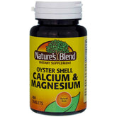 Nature's Blend flacon 100 comprimés – calcium magnésium, soutien minéral potentiel.