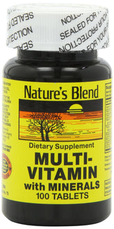 Nature's Blend NAT B Multivitamin, bouteille, soutien énergétique quotidien