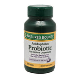 Nature's Bounty Acidophilus – bouteille, soutien digestif potentiel.